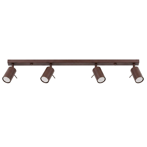 Sollux Lighting Plafondlamp RING 4L bruin - 80x6x16cm