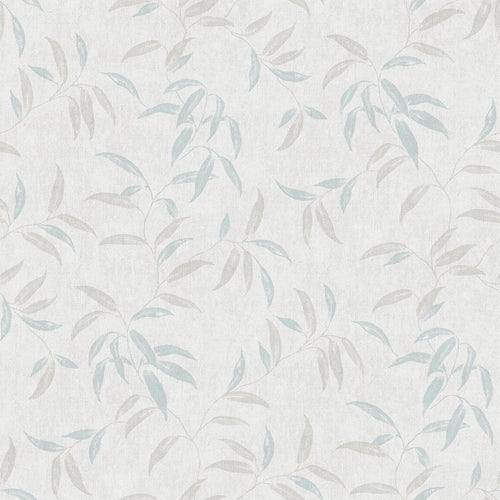 Sanders & Sanders behang bladeren vergrijsd blauw - 53 cm x 10 m - 640234 - vtwonen shop