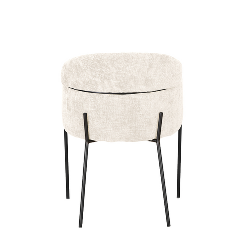 Starfurn  eetkamerstoel Otis - wit - 60,5x74,5x55cm - vtwonen shop