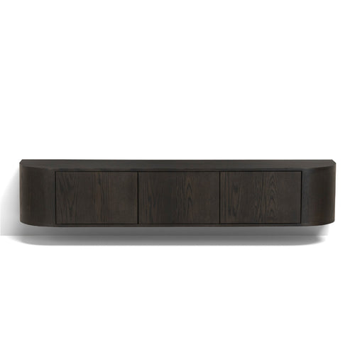 Livingfurn tv-meubel Novero Zwevend - bruin - 35x180x33