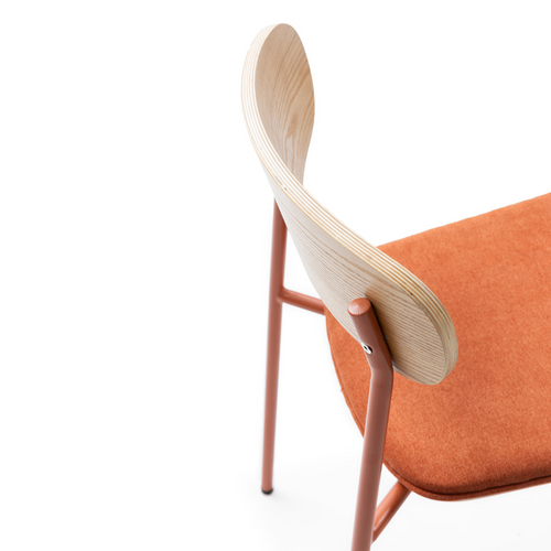 Calicosy - ADRIANA Set van 2 stoelen in stof - Grijs - 51x46x47 cm