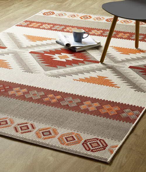 AFK Living vloerkleed Connor - voor binnen en buiten - rood - 120 x 170 cm - vtwonen shop