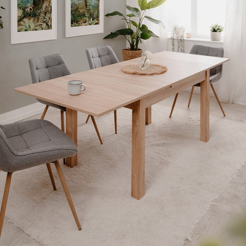 Calicosy - Uitschuifbare eettafel LONGFORD - 80x120x76 cm