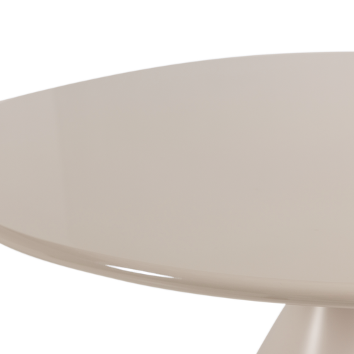 WOOOD eettafel ø130 cm Mavo - MDF - Zand - 75x130x130