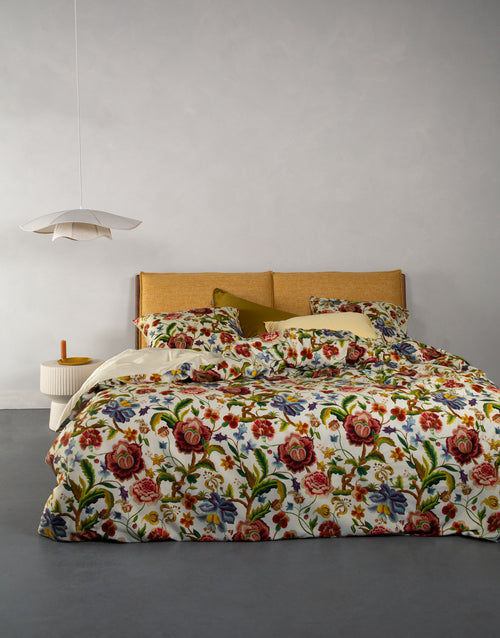 Essenza Roselina dekbedovertrek - Lits-Jumeaux XL – 260x200/220 cm - Vanille