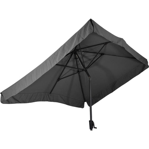 Lesli Living push-up parasol Libra - grijs - 200x300cm