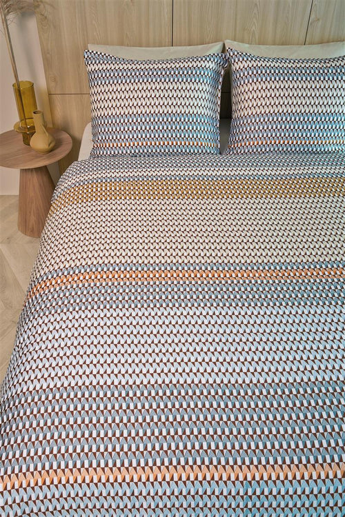Kardol dekbedovertrek Rhythm - 200x200/220 cm - naturel