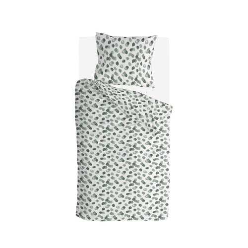 Byrklund - Dekbedovertrek Spotty Animal - 140x220 cm - Groen - vtwonen shop