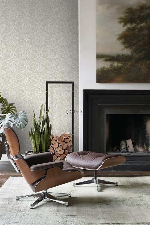 Origin Wallcoverings behang ornamenten donker beige - 53 cm x 10,05 m - 347308 - vtwonen shop