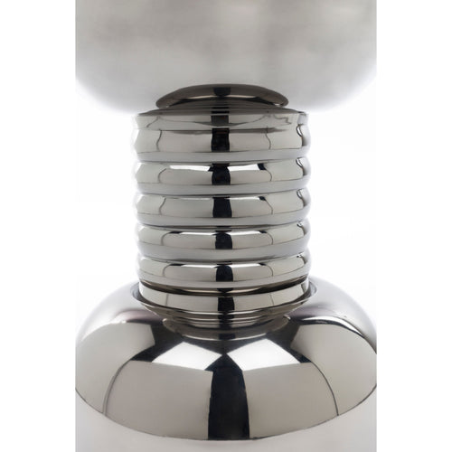 Bold Monkey Gonna Make You Sweat Metal Bijzettafel/ kruk Rond 29 cm Zilver - vtwonen shop