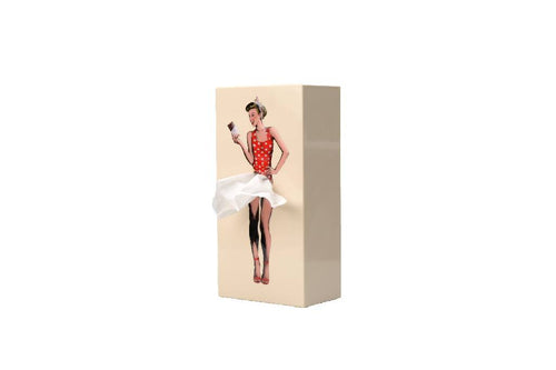 Spextrum Tissue Up Girl - tissuehouder - beige - vtwonen shop