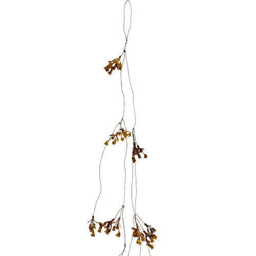 Sia Deco Hangende Guirlande Met Kleine Kunstbloemen - oranje - H60 - vtwonen shop