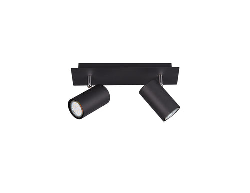 Trio Marley Spotlamp - 2-lichts GU10 - Zwart