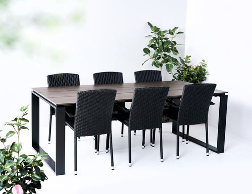 Lisomme Joris tuintafel bruin - 210 x 100 cm - vtwonen shop