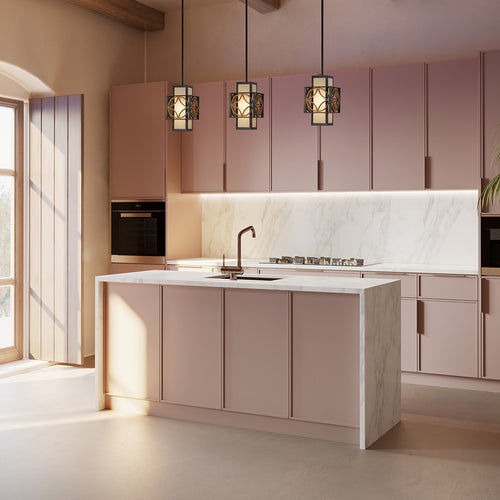 Elstead Remy - 1-lichts plafondlamp goud, brons, E27