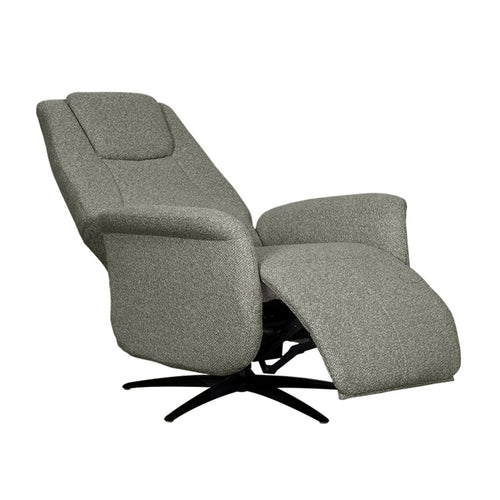 LABEL51 Elektrische Fauteuil Stockholm - Grijs - 77x87x112cm