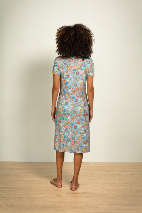 Pip Studio - Daniela Nightgown Short sleeve Women - Jameela - Blue - S