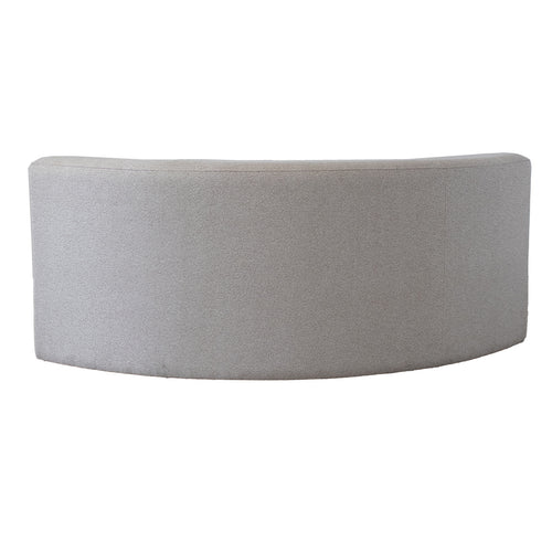 Giga Meubel Eetkamerbank Ivar - Greige Stof Metaal - 210x85x85cm - vtwonen shop