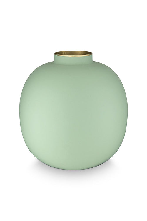 Pip Studio - Bloemenvaas - Groen - Metaal - 23cm