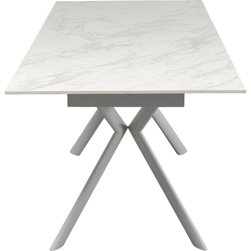 Kare Design Uitschuifbare Eettafel Xenia 200x80cm wit
