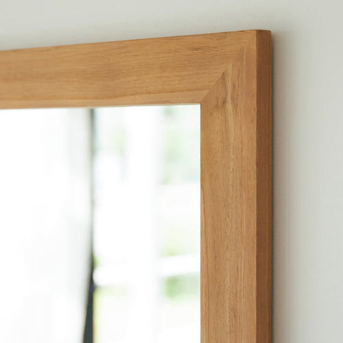 Tikamoon Massief teakhouten psyché spiegel 160 x 60 cm - Naturel - vtwonen shop