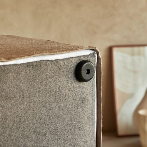 Tikamoon Modulaire loungestoel in natuurlijk linnen - Naturel - vtwonen shop