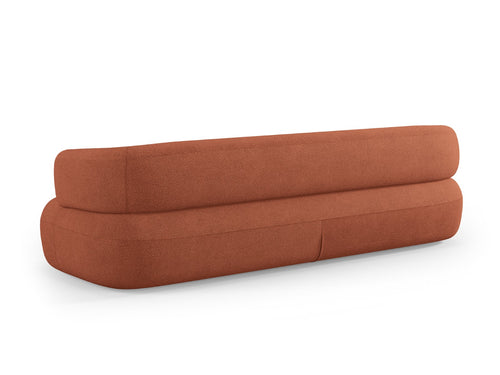 Micadoni Bank Jenny 4-zits, boucle, baksteen - 90x226x73cm