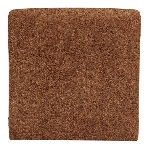 WOOOD eetbank 84 cm rugleuning Mojo Base - Wollig - Roestbruin - 83x84x76