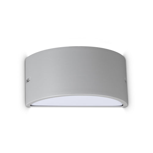 Ideal Lux REX Buitenwandlamp met op- en neergaande functie, grijs, 1x E27, IP44