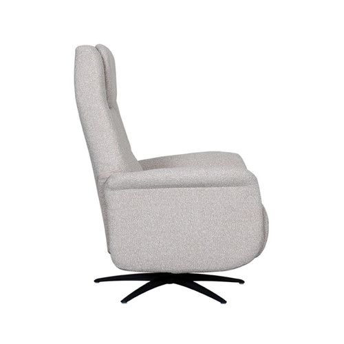 LABEL51 Fauteuil Stockholm Elektrisch - Naturel Bouclé - Draaibaar - vtwonen shop