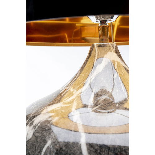 Kare Design Tafellamp Mamo Deluxe - grijs en zwart - vtwonen shop