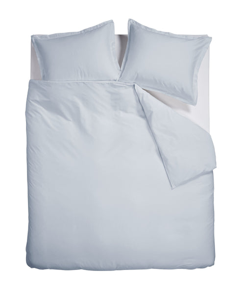 Ambiante Dekbedovertrek Satin Uni - 240 x 200/220 cm - Licht blauw