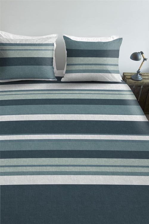 Ambiante dekbedovertrek Dani - 140x200/220 cm - blauw