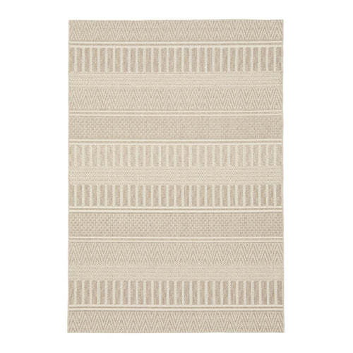 AFK Living vloerkleed Maasai - voor binnen en buiten - beige - 200 x 290 cm