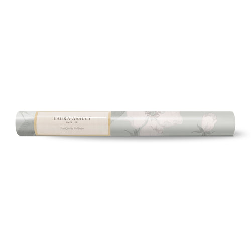 Laura Ashley Vliesbehang - Fleurir Smoke Green