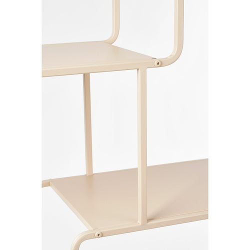 Mica Decorations Jules Open kast - L76 x B30 x H178 cm - Metaal - Lichtbruin