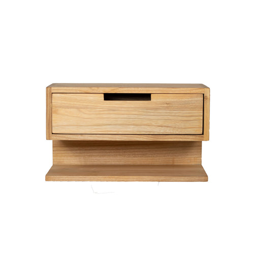 Giga Meubel Nachtkastje  - Naturel - Eikenhout - 35x20x20cm