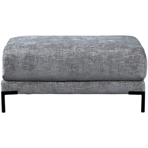 vtwonen poef Couple - Polyester - Denim Melange - 44x100x100 - vtwonen shop