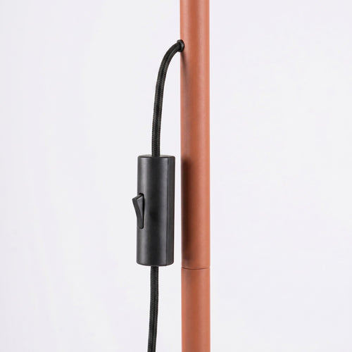Sollux Lighting Vloerlamp KARBON 3 rode oker - 30x30x155cm