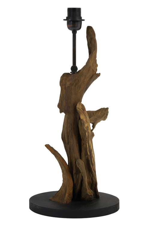 Light & Living lampvoet IKAL - Ø25x50cm - bruin