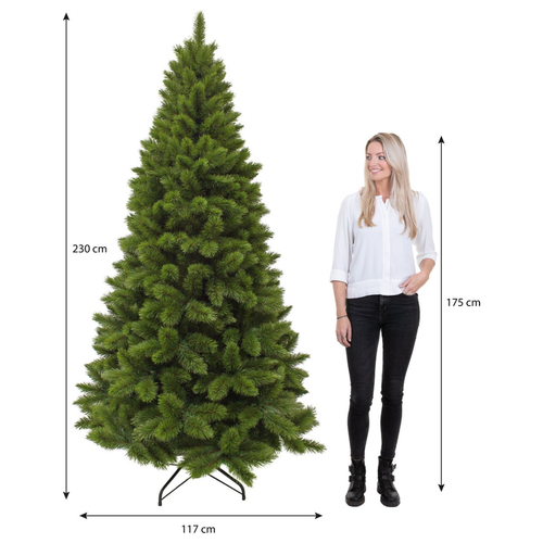 Triumph Tree Camden Kunstkerstboom Slim - Kerstboom H230 x Ø117 cm - Groen