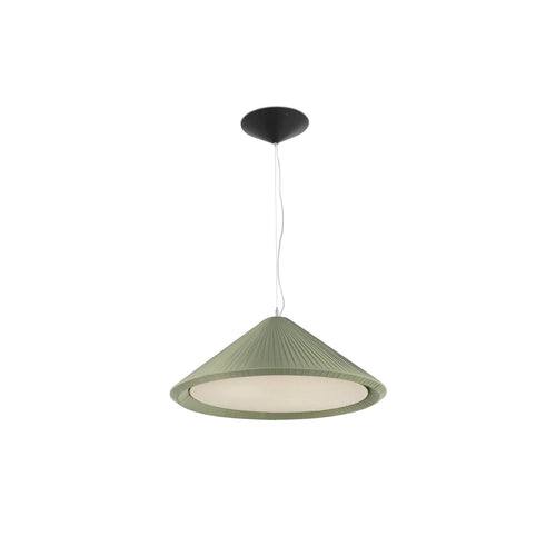 Faro Hue-In - 3 Lichts Small Dome Plafond Pendel Olijfgroen, E27