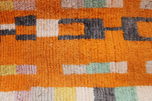AFK Living vloerkleed Berber - handgemaakt - Wol - 80 cm x 240 cm