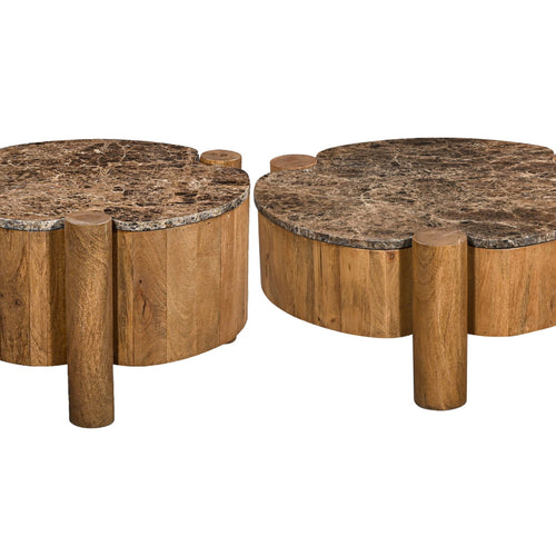 Giga Meubel Salontafel Maeve - Rond - Marmer - 75cm - vtwonen shop