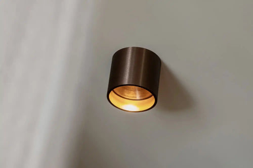 Artdelight plafondlamp Orleans - 1 lichts - 11  x 10   cm - brons