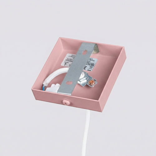 Sollux Lighting Hanglamp KARBON 1 roze - 8x8x118cm