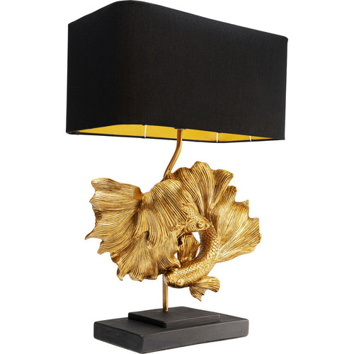 Kare Design Tafellamp gouden vechtvissen - vtwonen shop