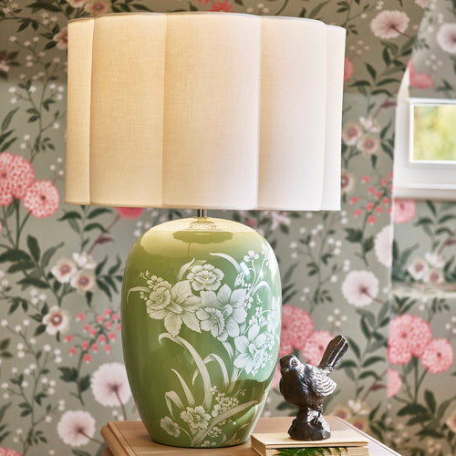 Laura Ashley Vliesbehang - Otterham Garden Pistachio