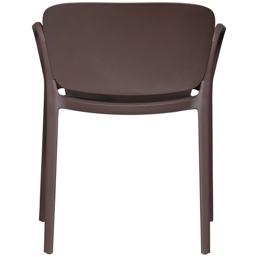 WOOOD tuinstoel Bent - Kunststof - Paars/Bruin - 75x57x56 - Set van 2 - vtwonen shop