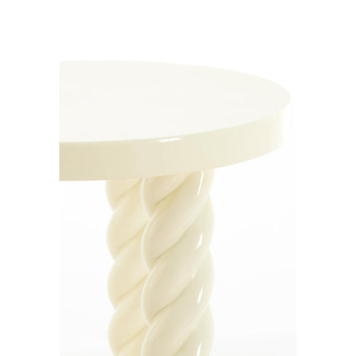 Light & Living bijzettafel Vallejo - wit - Ø46cm